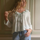 Giselle Top in Celadon