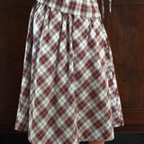 Elodie Skirt in Cinnabar Plaid